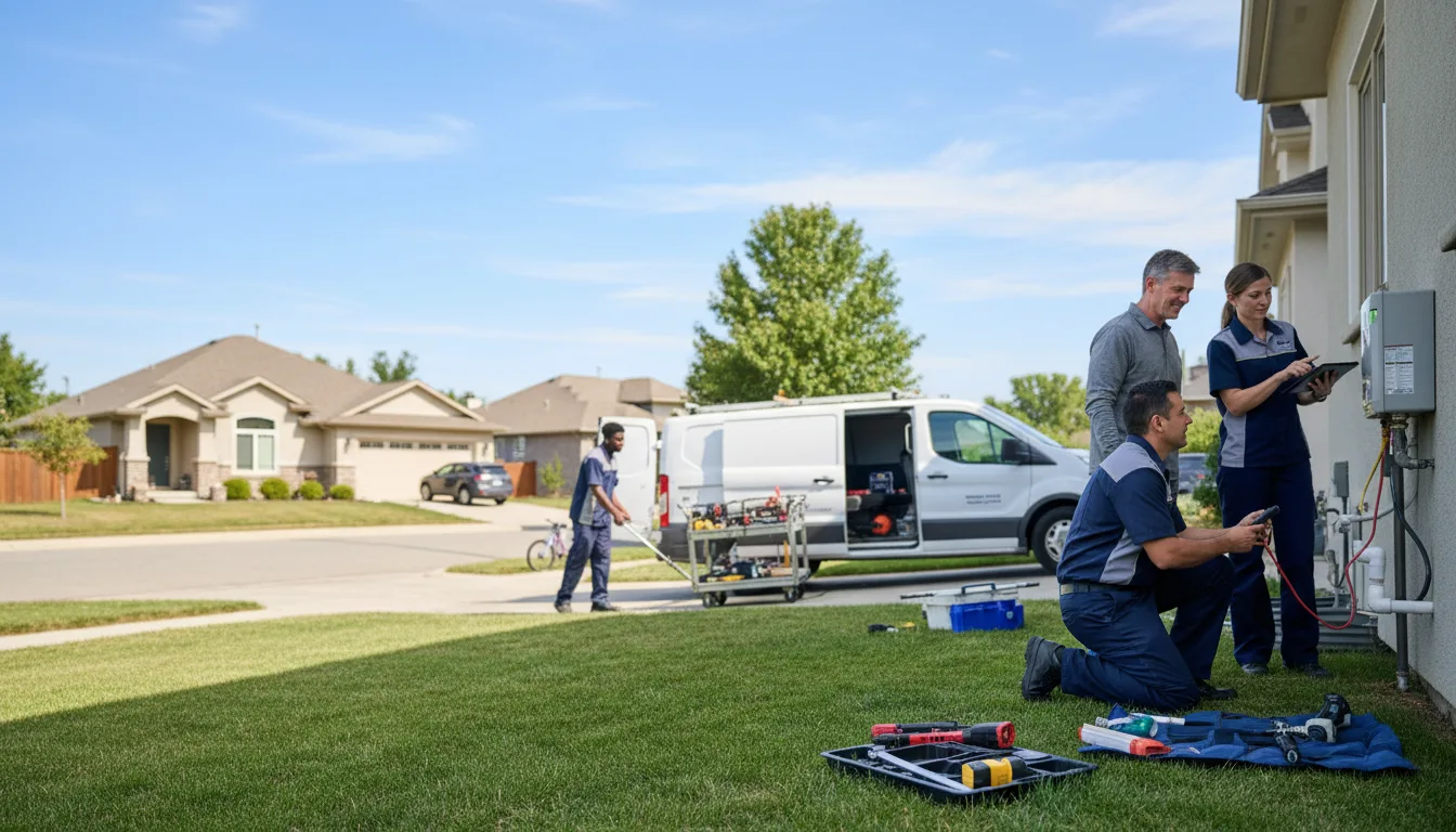 Tankless water heater service in Westland, PA